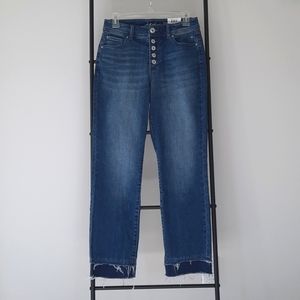 INC High Rise Straight Leg Ankle Jeans